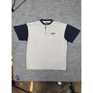 Vintage Big Dogs Two-Tone Henley Shirt 3X